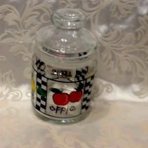 Apples 🍎 & Lemons 🍋 Decorated Canister.